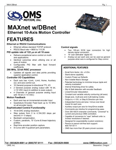 MAXnet 10-Axis