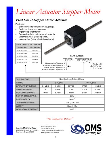 Motor Screws Linear Actuators