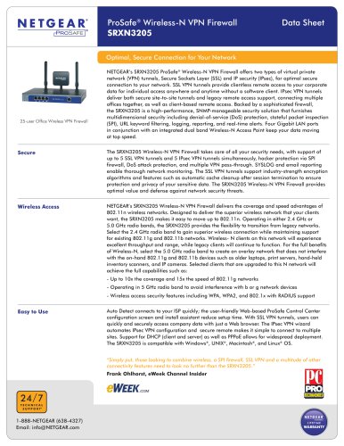 SRXN3205 DATA SHEET