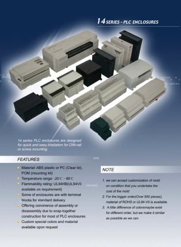 series - PLC enclosures