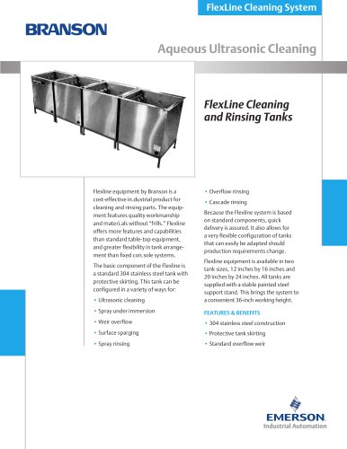 Aqueous Ultrasonic Cleaning