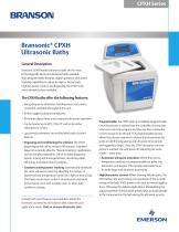 Bransonic ® CPXH Ultrasonic Baths