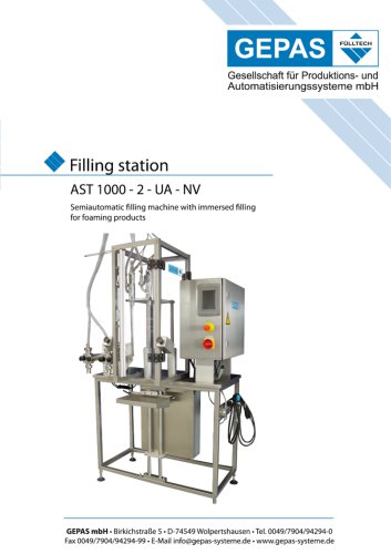 Filling station AST 1000-2-UA-NV