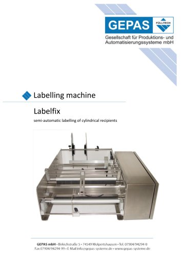 Labelling machine Labelfix