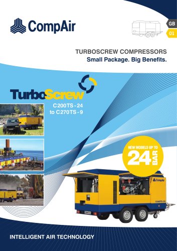 TurboScrew portable compressors