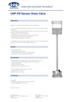 Accessories/coupler and sensors:UHF-PD Sensor Drain Valve