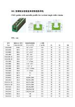 Chinabase CKF guides with metallic profile for vertical single roller chains