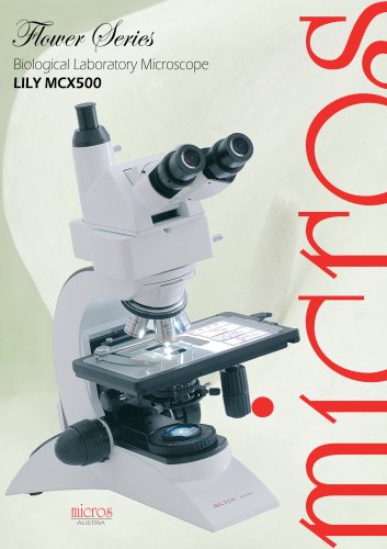 MICROS Laboratory Microscope "LILY MCX500"