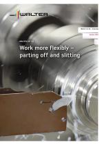 Work more flexibly – parting off and slitting