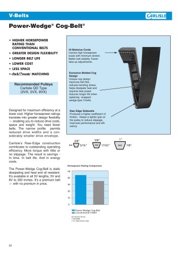 Power-Wedge® Cog-Belt®