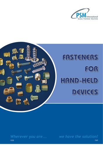 Fasteners For Hand-Held  Devices 