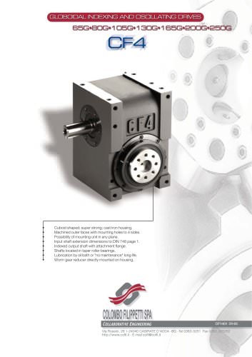 Colombo Filippetti - Oscillating Drives - CF4