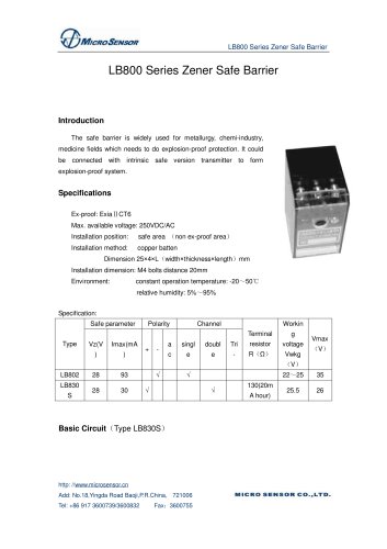 Appendix LB800