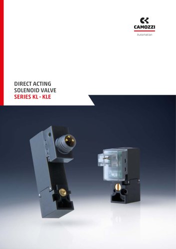 DIRECT ACTING SOLENOID VALVE SERIES KL - KLE