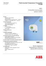 TTF300 - Field mounted Temperature Transmitter, HART, Pt 100 (RTD), thermocouples, electrical isolation