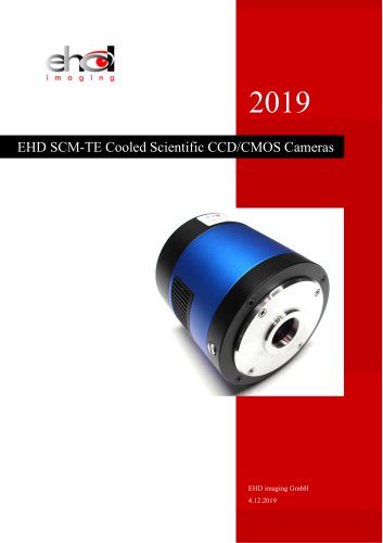 EHD SCM-TE Cooled Scientific CCD/CMOS Cameras 2019