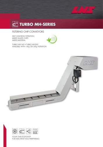 Chip and swarf conveyor with integrated filtration Turbo MH-Series Brochure EN