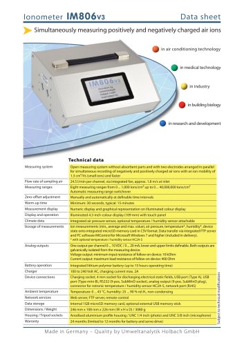 Ionometer IM806V3