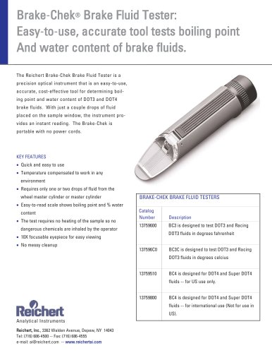 Brake Fluid Tester