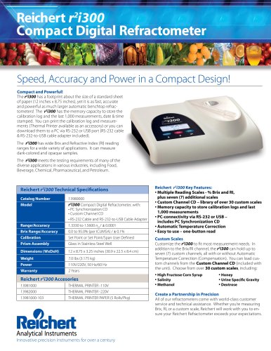 r2i300 Compact Benchtop