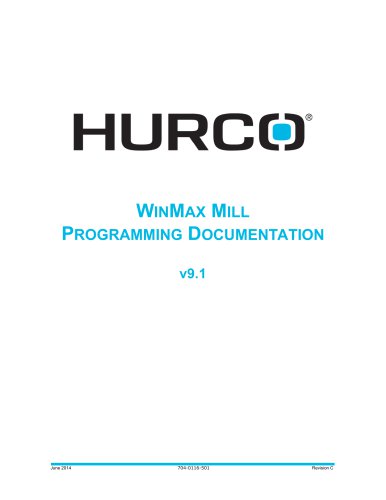 WINMAX MILL PROGRAMMING