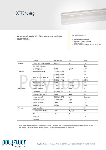 ECTFE tubing