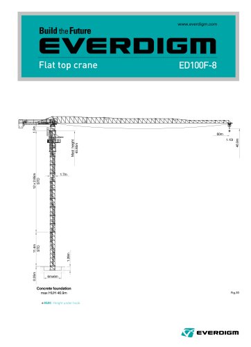 Flat Top Crane ED100F-8