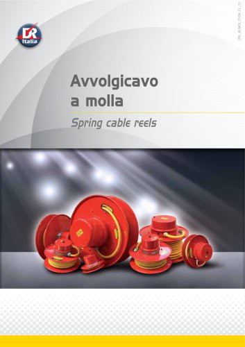 Spring cable reel