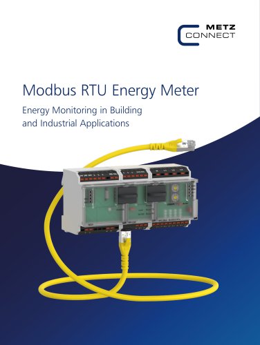 Modbus RTU Energy Meter &ndash; Energy Monitoring in Building and Industrial Applications