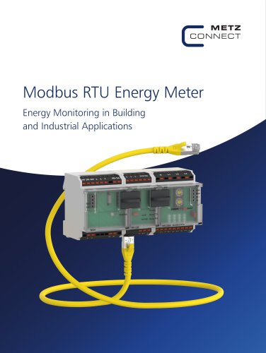 Modbus RTU Energy Meter &ndash; Energy Monitoring in Building and Industrial Applications