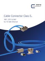 P|Cabling - Cable Connector Class EA – 180°, 270° & 360° for 10 GBit Ethernet