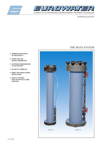 SILEX mixed bed cartridge system (off site reg.)