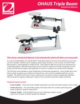 OHAUS Triple Beam Mechanical Balances