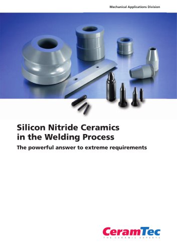 Silicon Nitride Ceramics in the Welding Process