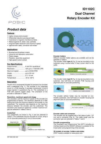 ID1102C Dual Channel Rotary Encoder Kit