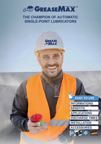 Automatic lubricator GREASEMAX&reg; Brochure