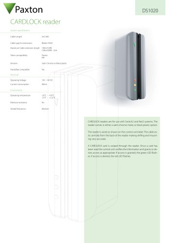 DS1020 CARDLOCK reader