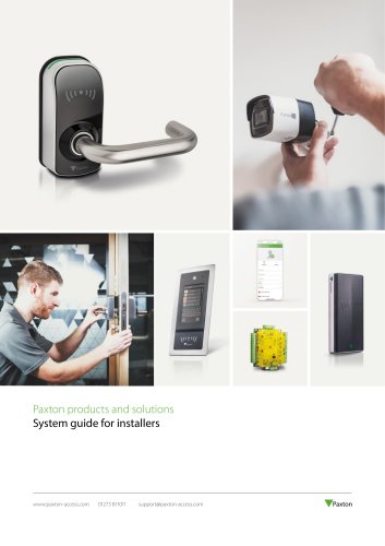 System guide for installers
