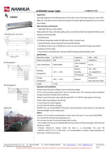 LY455LED Linear Light