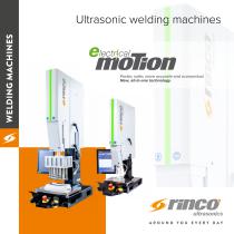Ultrasonic welding machines
