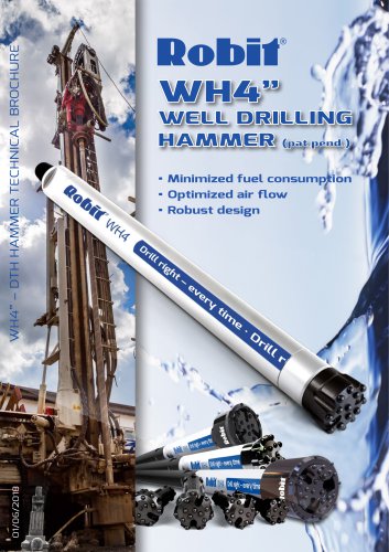 WH4" - DTH HAMMER TECHNICAL BROCHURE