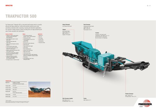 Powerscreen Trakpactor 500 Crusher