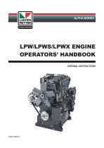 LPW/LPWS/LPWX ENGINE