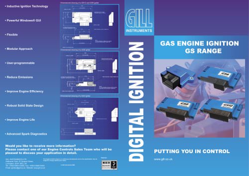   GS Range- overview of the GS range of engine controls 