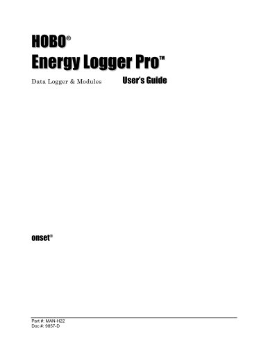 HOBO® Energy Logger Pro™ Data Logger