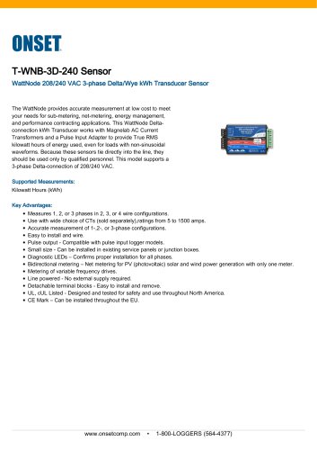 T-WNB-3D-240 Sensor