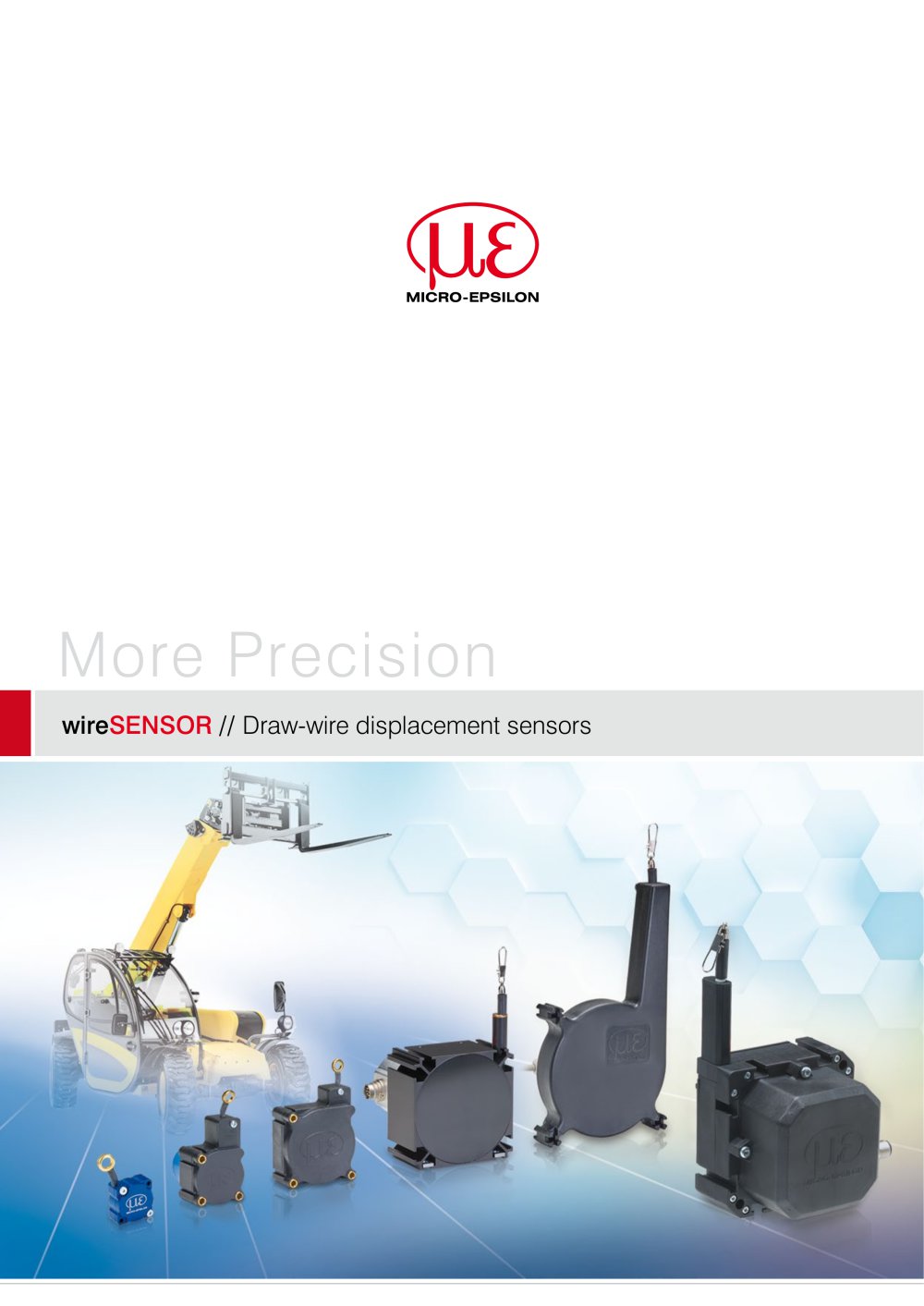 Draw-wire displacement sensors // wireSENSOR - MICRO-EPSILON