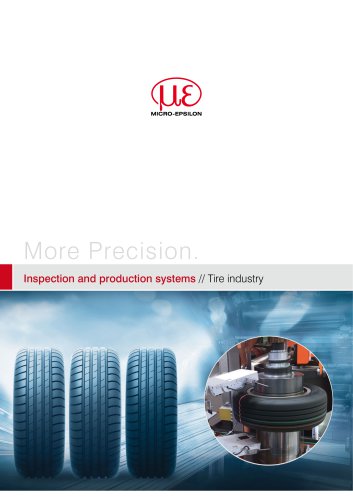 Tire industry // Inspection and production systems