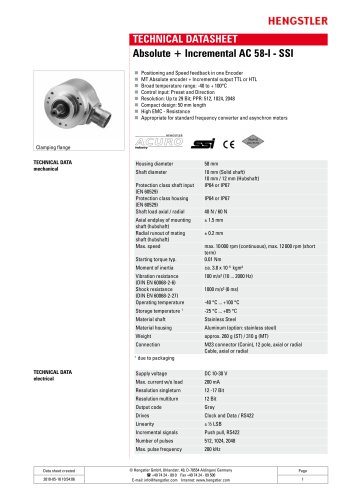 Absolute + Incremental AC 58-I