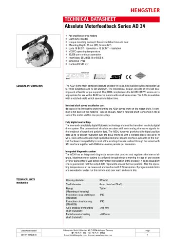 Absolute Motorfeedback Series AD 34